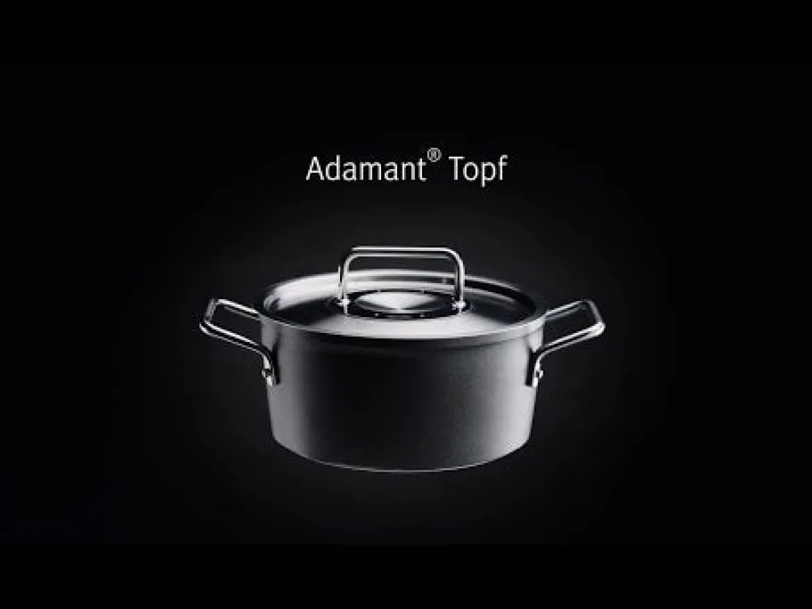 Adamant® 2-tlg. Topf-Set mit Metalldeckel