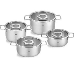 Fissler Pure Collection® 4-tlg. Topf-Set mit Glasdeckel
