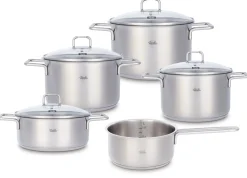 Fissler SatiTherm 5-tlg. Topf-Set mit Glasdeckel