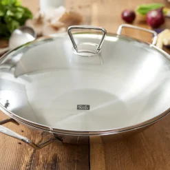 Kunming Wok mit Glasdeckel 36 cm