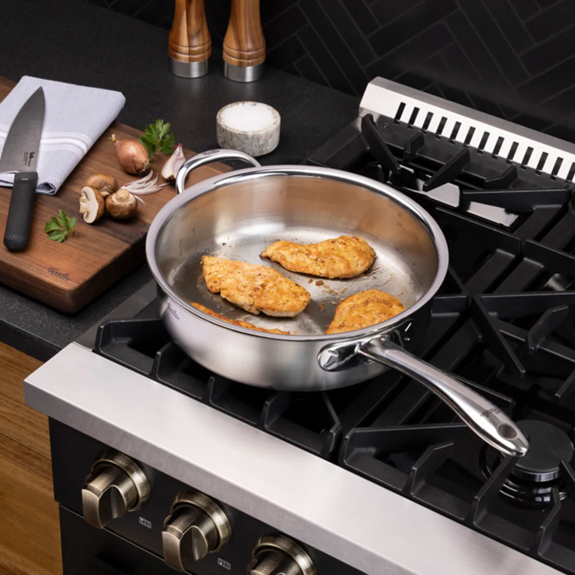 M5 Pro-Ply® Sautépfanne mit Metalldeckel