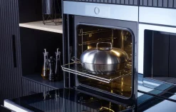 Original-Profi Collection® Servierpfanne mit Novogrill® und Hochraumdeckel
