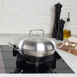 Original-Profi Collection® Servierpfanne mit Novogrill® und Hochraumdeckel