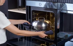 Original-Profi Collection® Servierpfanne mit Novogrill® und Hochraumdeckel