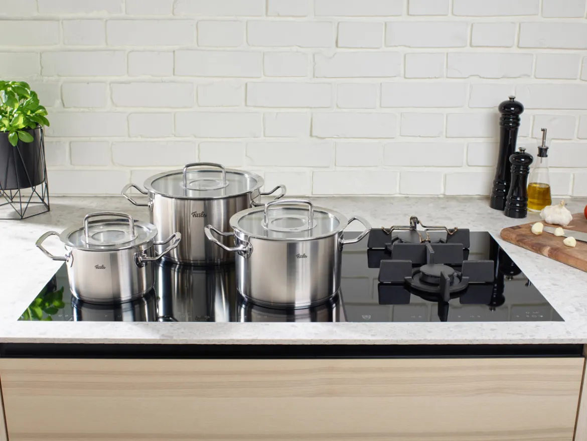 Original-Profi Collection® 5-tlg. Topf-Set mit Glasdeckel