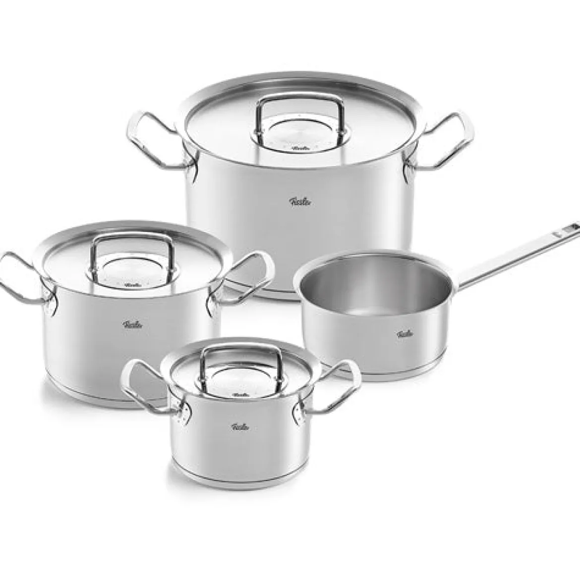 Original-Profi Collection® 4-tlg. Topf-Set mit Metalldeckel