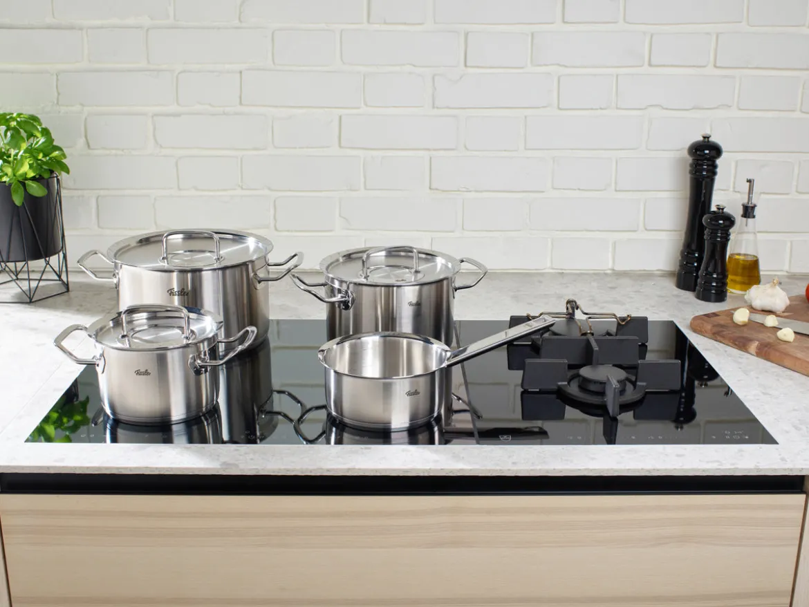 Original-Profi Collection® 4-tlg. Topf-Set mit Metalldeckel