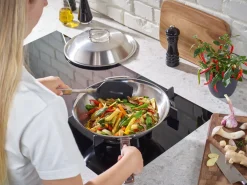 Original-Profi Collection® Wok mit Metalldeckel 30cm
