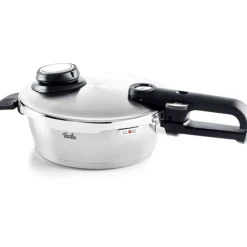 Vitavit® Premium 3-tlg. Set aus Schnellbratpfanne 4 Liter & Schnellkochtopf 8 Liter mit Metalldeckel